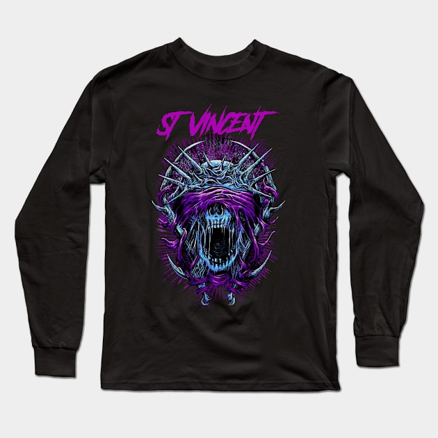 ST VINCENT BAND Long Sleeve T-Shirt by Angelic Cyberpunk